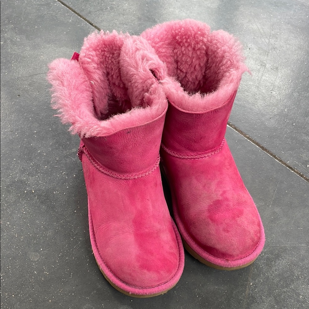 Cozy Pink Shearling Boots